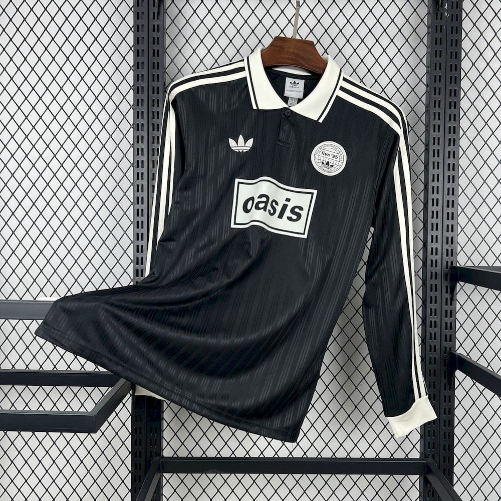 Mens Oasis Tour 2025/26 Black Long Sleeve Jersey