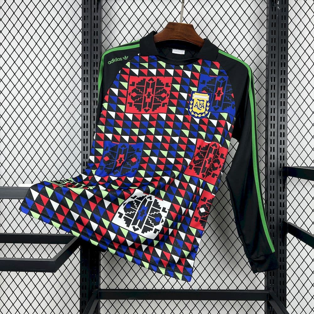 Retro Argentina 1990 Goalkeeper Long Sleeve Jersey