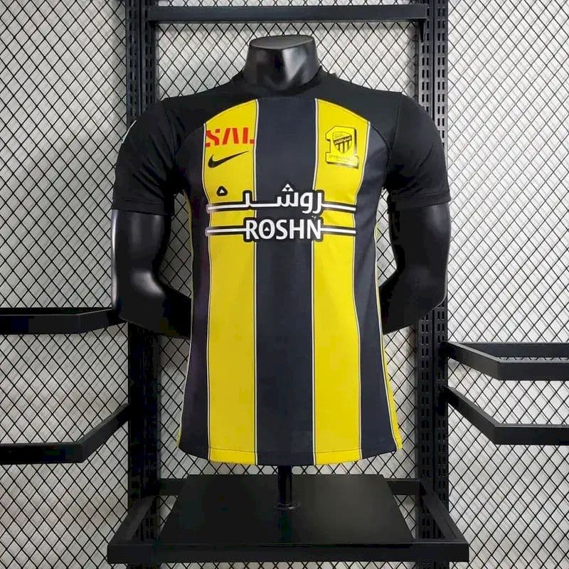 Mens Al-Ittihad FC 2023/24 Home Jersey Player Version